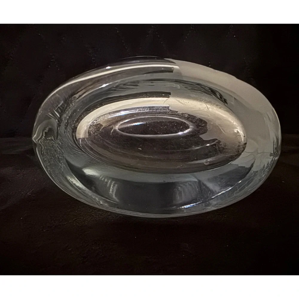 🌸 Etched Floral Clear Glass Vase | Elegant Botanical Design | 8.75